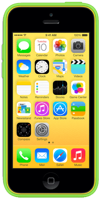Green and Yellow iPhone 5c