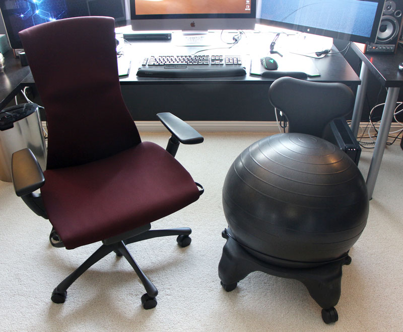 Two Different Office Chairs