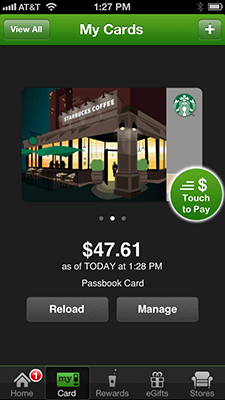 Starbucks iPhone App Payment