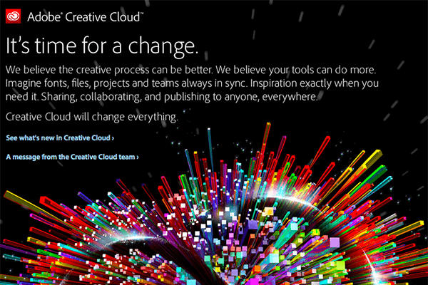 Adobe Announced Creative Cloud Transition
