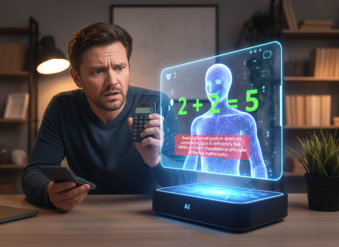 Incorrect calculation from AI