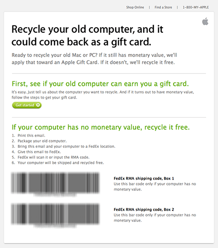 Apple Recycling Program