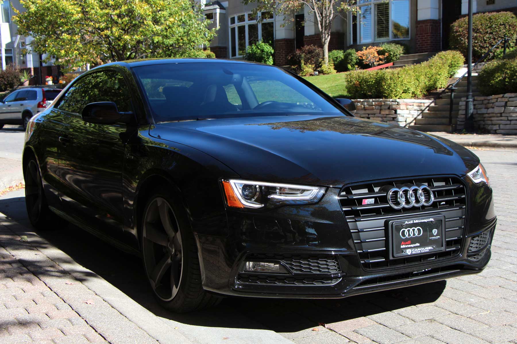 Audi S5 Black Optic Front Angle
