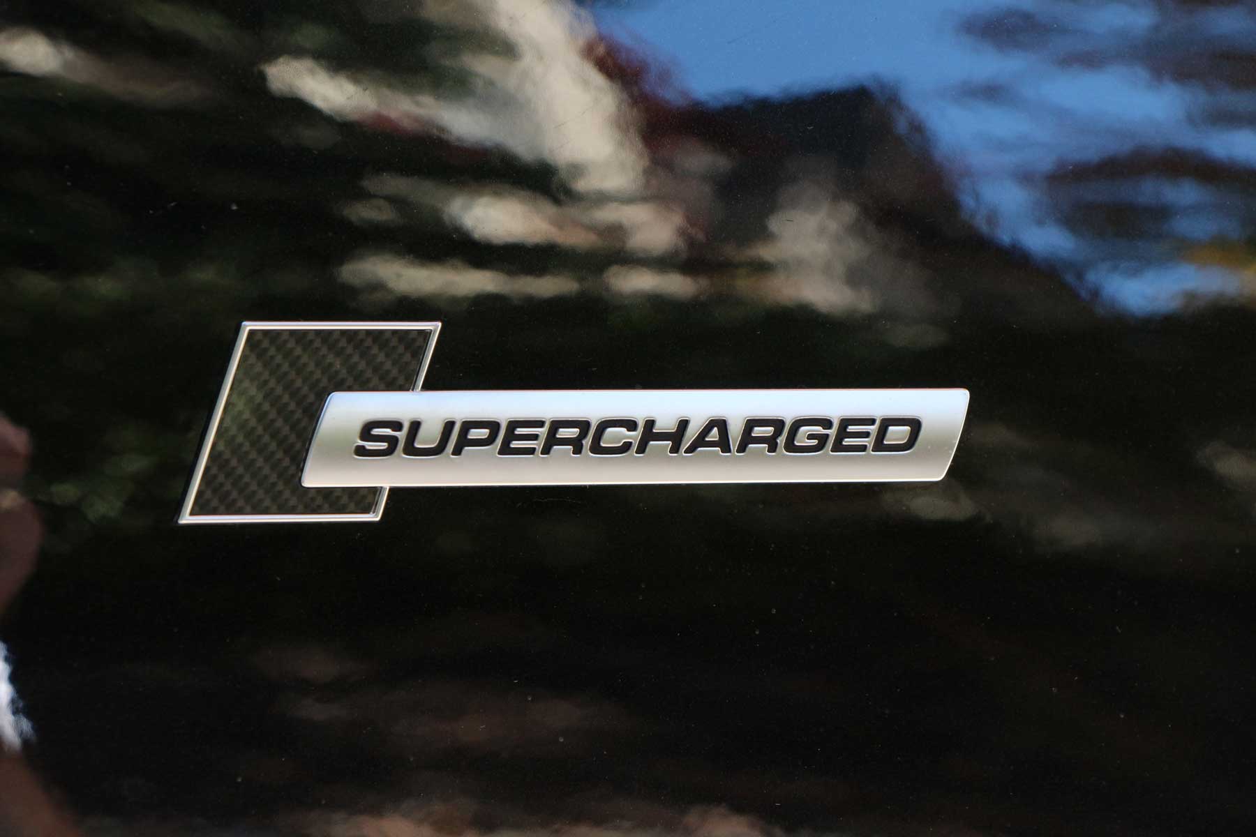 Audi S5 Carbon Fiber Supercharged Badge