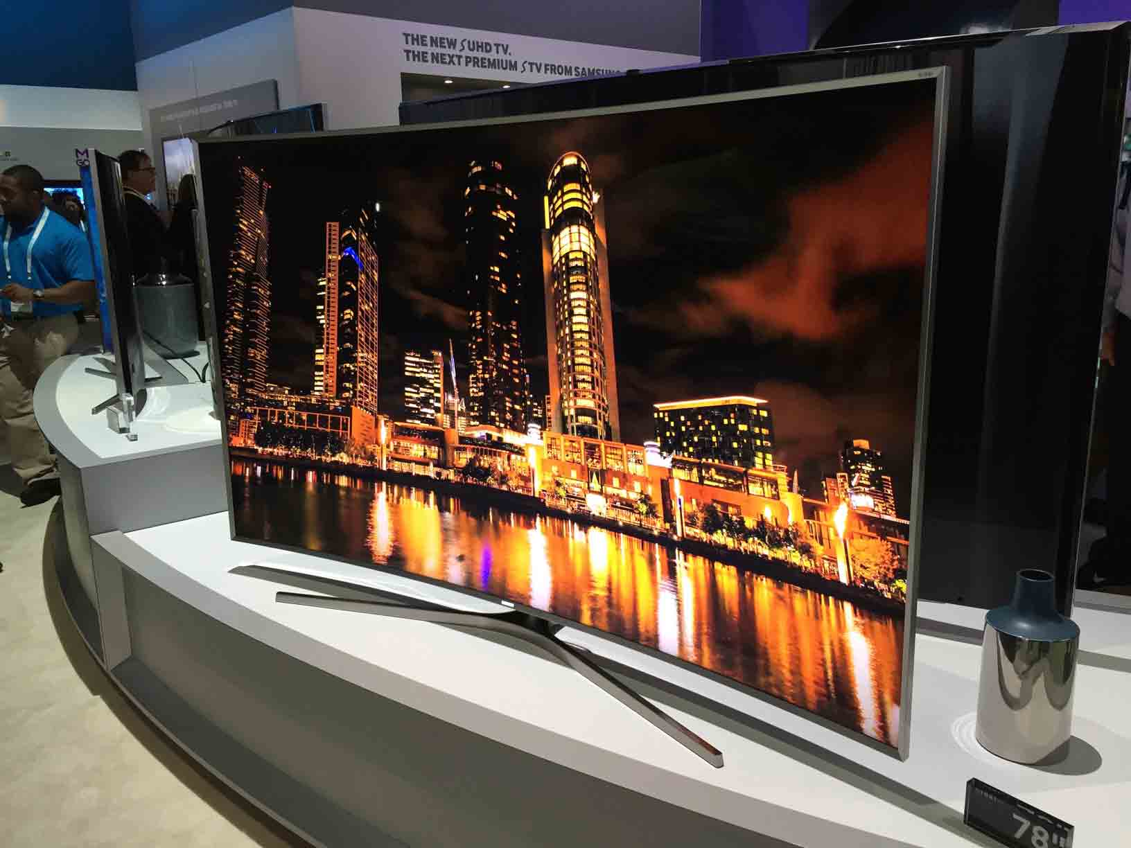 CES 2015 Samsung 78 inch SUHD TV