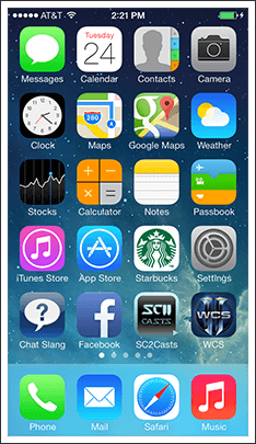 iOS 7 Screenshot