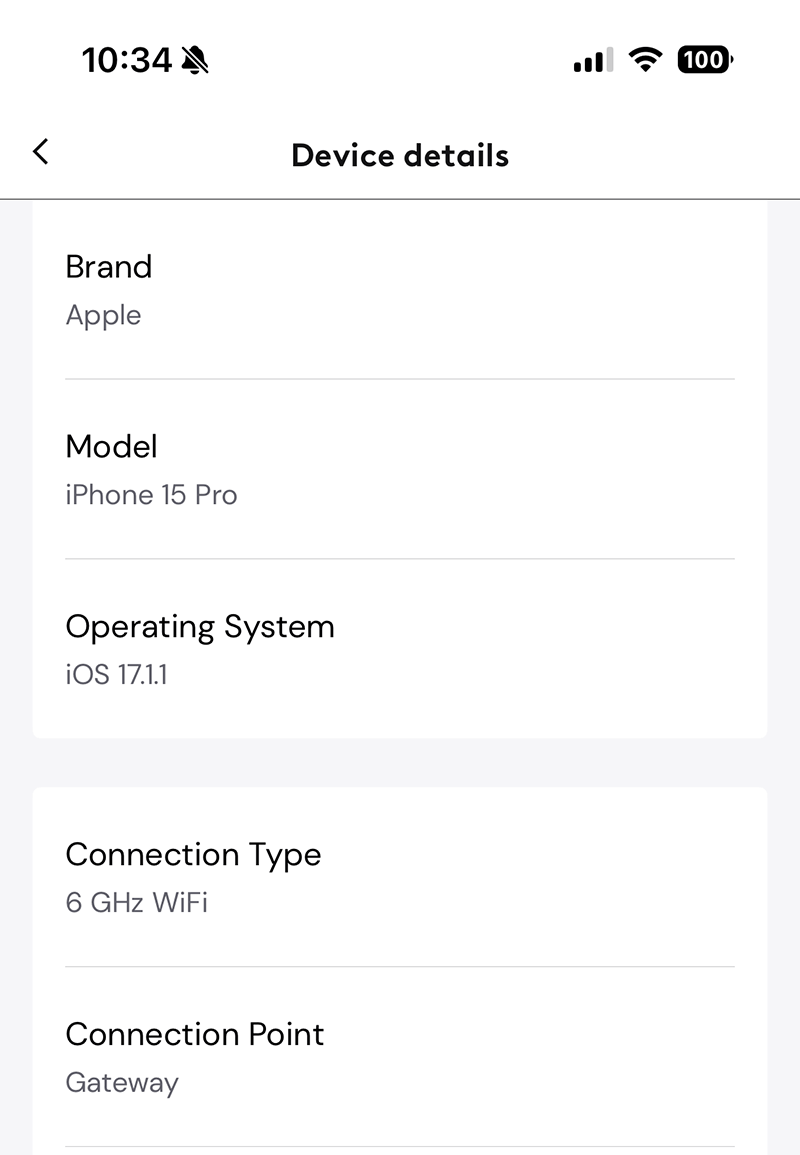 Xfinity App iPhone 15 Connection