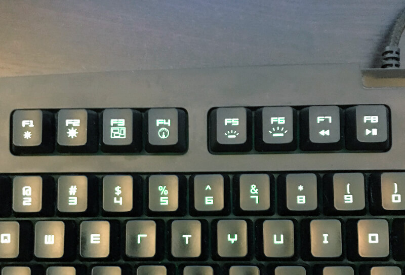 Razer Mac Keyboard Function Keys