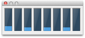 Mac OS X CPU Usage Window