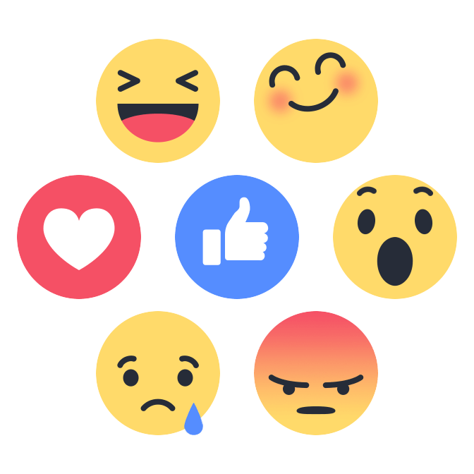Facebook Replaces Like Button with Reactions