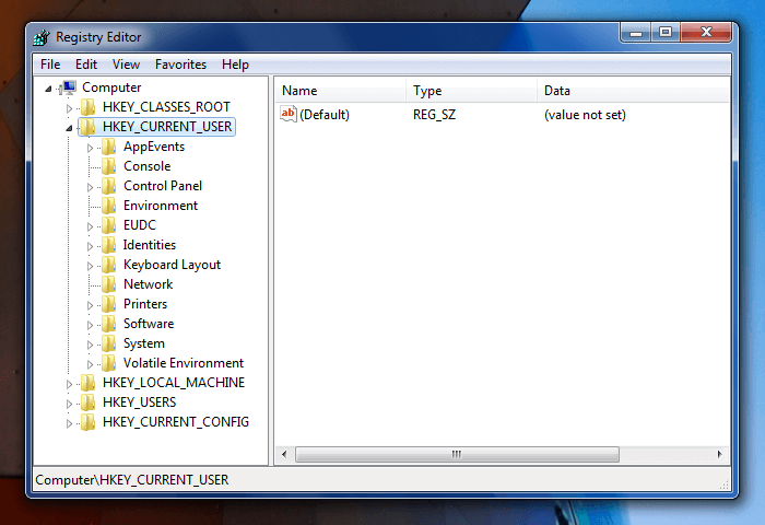 Registry Editor