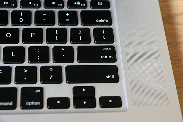 Return Key on MacBook Pro with Retina Display
