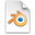 Blender 3D Data File Icon