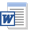 Microsoft Word Document Template (Legacy) Icon