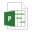 Microsoft Project File Icon