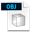 Wavefront 3D Object File Icon