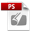 PostScript File Icon