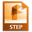 STEP 3D Model Icon